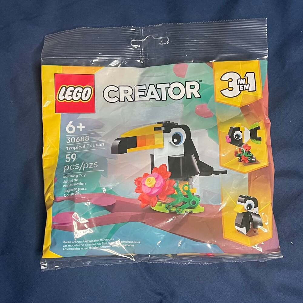 LEGO Creator 3-in-1 Tropical Toucan 30688 Building Set